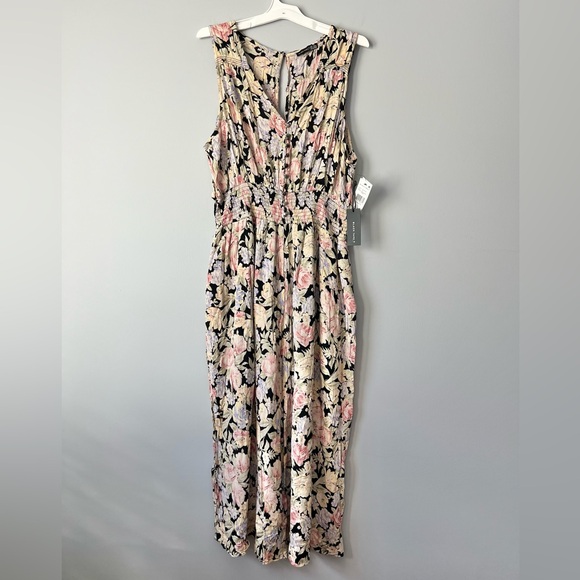 BLACK TAPE Trendy Plus Size Elasticized-Waist Jumpsuit Size 1X - Picture 2 of 10